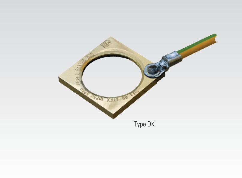 DKA0012F Raxton DK Threaded Earth Plate